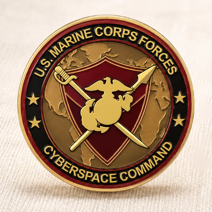 MARFORCYBER: concept mockup for a cufflink design in development