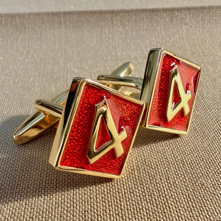 4th Marine Division Gold-tone Cufflinks