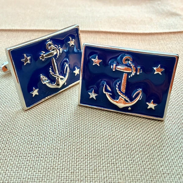 Secretary of the Navy Flag design Cufflinks
