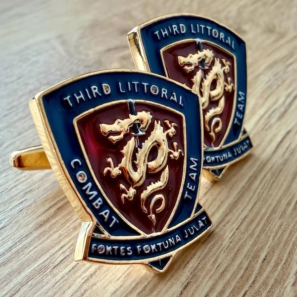 3rd Littoral Combat Team Gold-tone Cufflinks